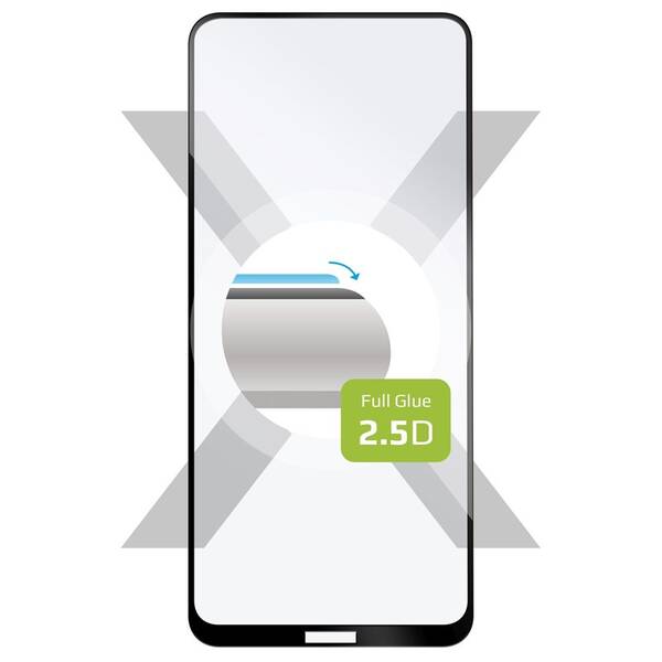 Tvrzené sklo FIXED Full-Cover na Nokia 3.4 černé


