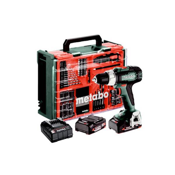 Vrtací šroubovák Metabo BS 18 L MD Set (s baterií) 

