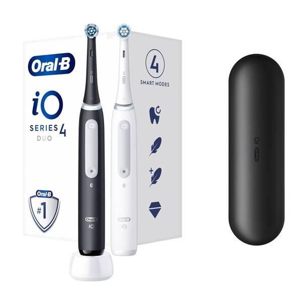 Zubní kartáček Oral-B Matt Black + Quite White DUO Pack 

