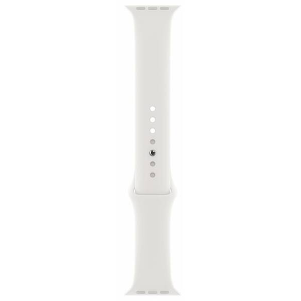 Řemínek Apple Watch 44mm bílý sportovní - S/M a  M/L 

