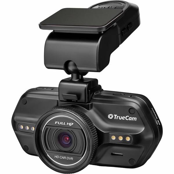 Autokamera TrueCam A5s GPS (s hlášením radarů) černá

