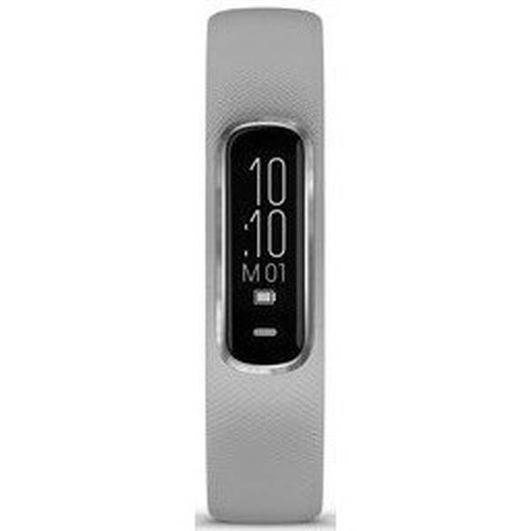 Fitness náramek Garmin vivoSmart4 Gray/Silver (velikost S/M) 

