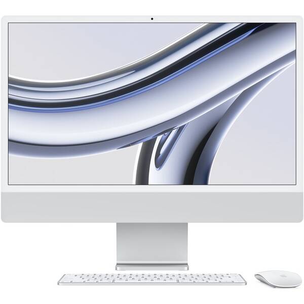 Počítač All In One Apple iMac 24" M3 8-CPU 10-GPU, 256GB - Silver CZ 

