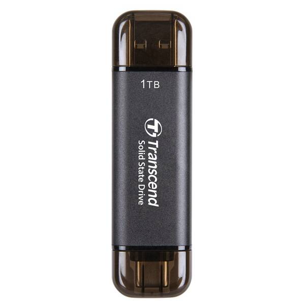 SSD externí Transcend ESD310C 1TB, USB-A/USB-C černý

