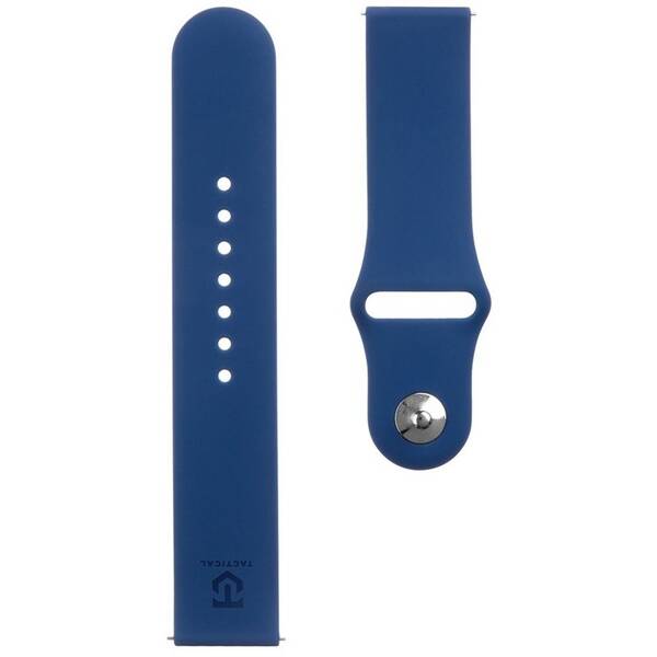 Řemínek Tactical silikonový (22mm) modrý

