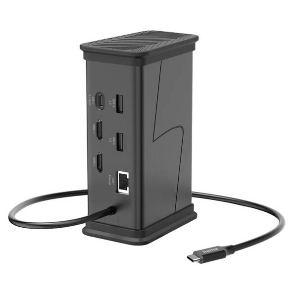 USB Hub Hama Connect2Office USB-C 3.2 Gen1 černý


