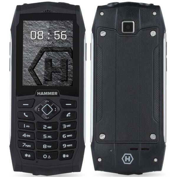Mobilní telefon myPhone HAMMER 3 Dual SIM stříbrný

