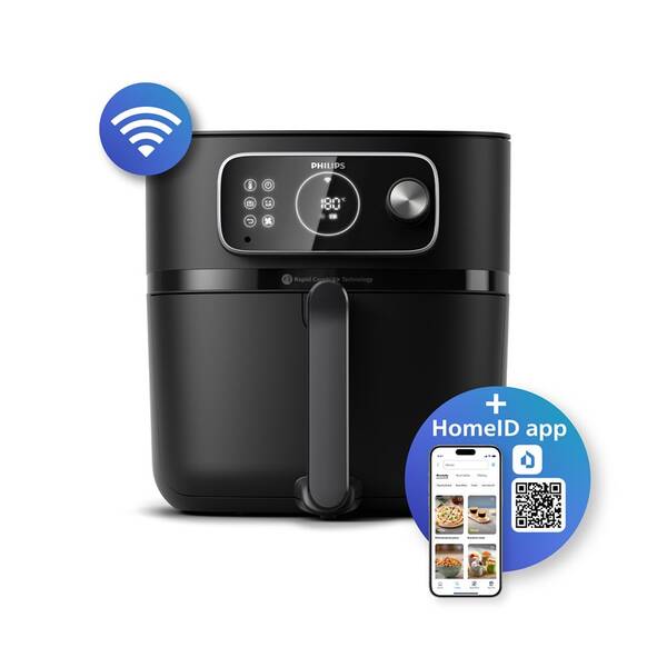 Fritéza horkovzdušná Philips Airfryer Combi XXL Connected HD9875/90 
