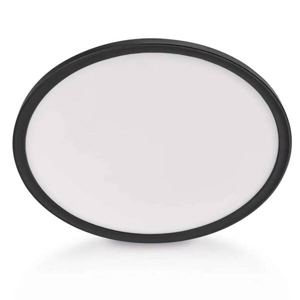 Stropní svítidlo EMOS FLORI, kruh 30cm, 18W, 1800lm, neutrální bílá černé

