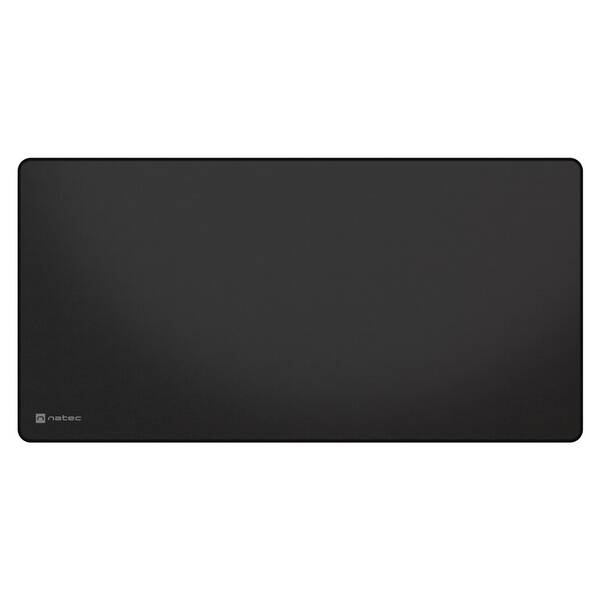 Podložka pod klávesnici a myš Natec Obsidian Black, 80 × 40 cm černá

