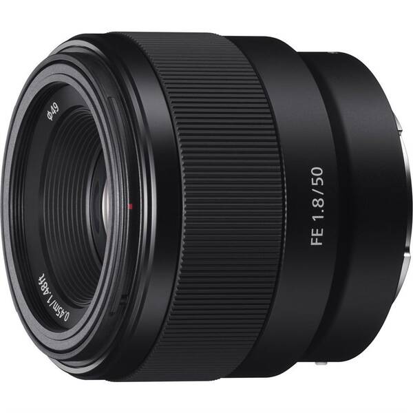 Objektiv Sony FE 50 mm f/1.8 černý

