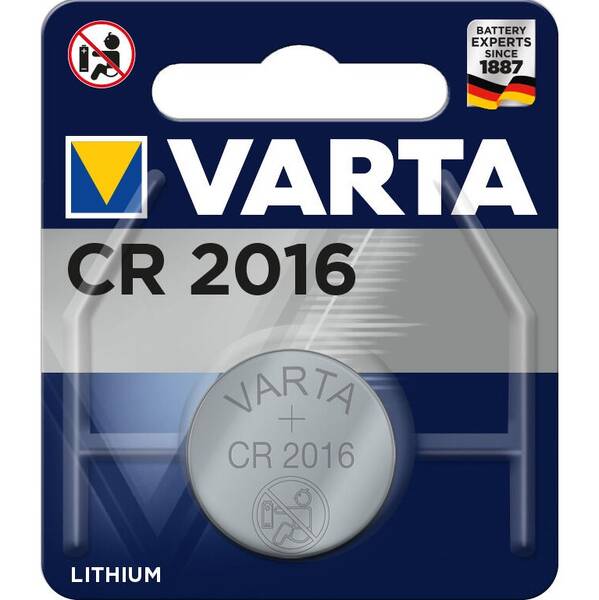 Baterie lithiová Varta CR2016, blistr 1ks 

