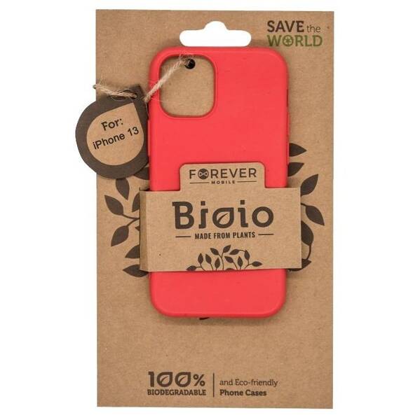 Kryt na mobil Forever Bioio na Apple iPhone 13 červený

