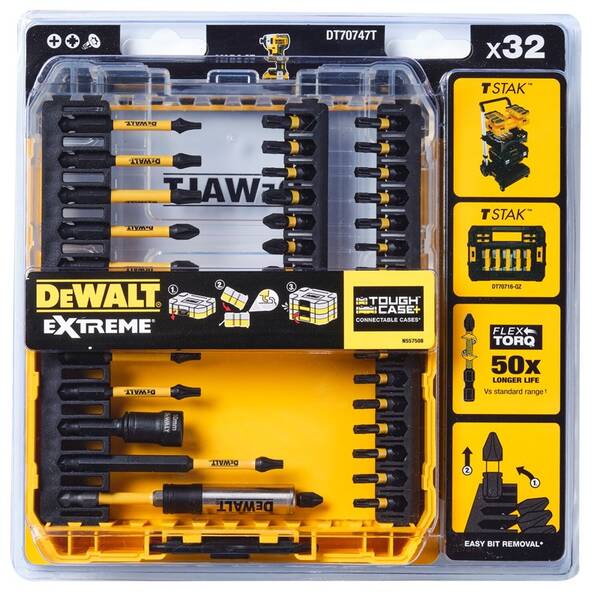 Sada bitů Dewalt DT70740T (38 ks) 

