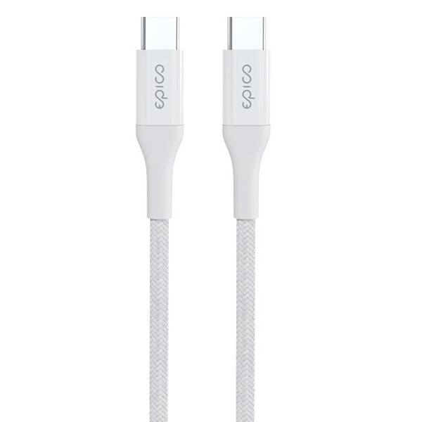 Kabel Epico USB-C/USB-C, PD 100 W, 0,3 m bílý

