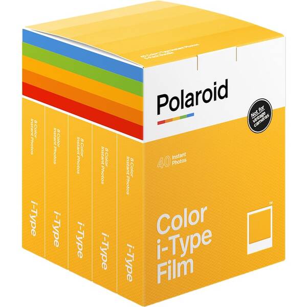 Instantní film Polaroid Color Film i-Type 5-pack bílý


