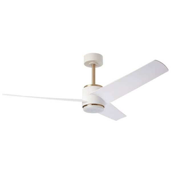 Stropní svítidlo IMMAX NEO LITE BEAUTY SMART LED s ventilátorem, 18W, Wi-Fi, TUYA bílé/zlaté

