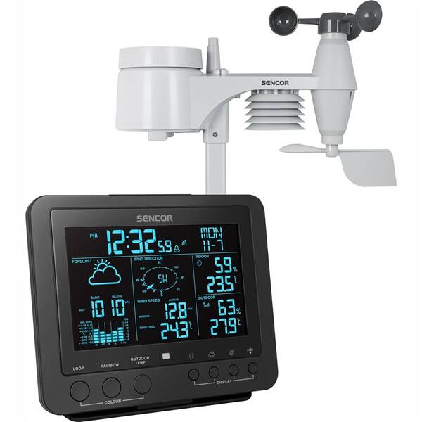 Meteorologická stanice Sencor SWS 9700 černý

