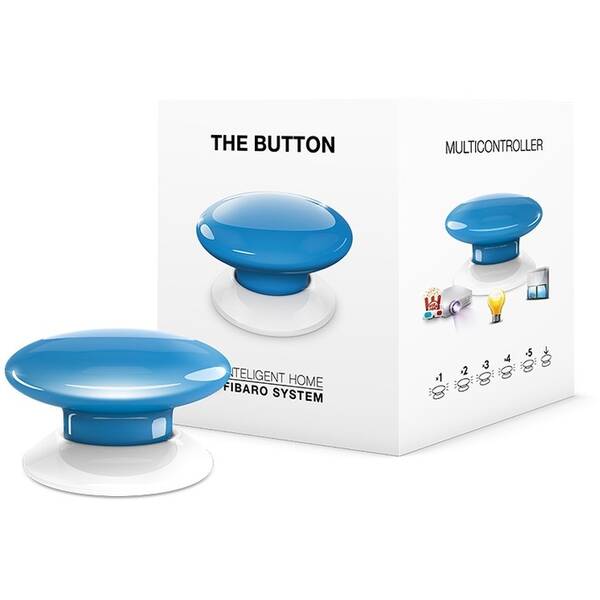Tlačítko Fibaro Button, Z-Wave Plus modré

