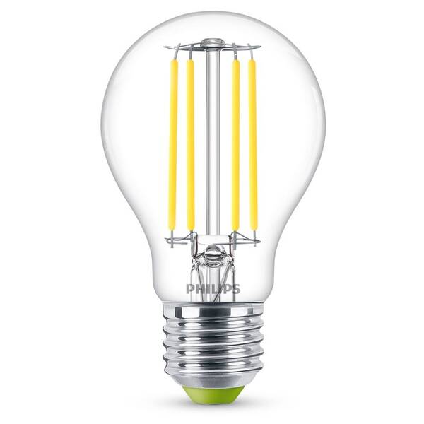 Žárovka LED Philips filament klasik, E27, 2,3W, studená bílá 

