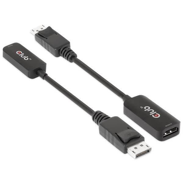 Redukce Club3D DisplayPort 1.4/HDMI 4K, aktivní černá


