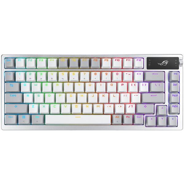 Klávesnice Asus ROG AZOTH (ROG NX Snow/PBT ) - US bílá

