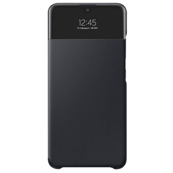 Pouzdro na mobil flipové Samsung S View Wallet Cover na Galaxy A32 LTE černé

