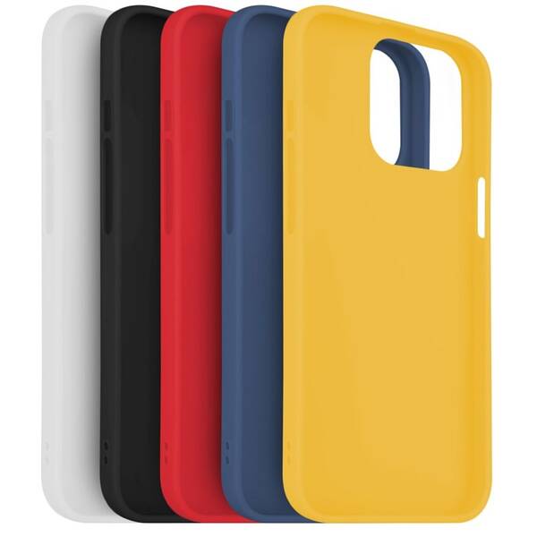 Set krytů na mobil FIXED Story na Apple iPhone 13 Mini černý/bílý/červený/modrý/žlutý

