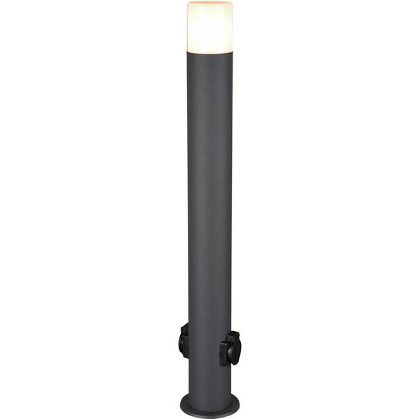 Venkovní svítidlo TRIO Hoosic, 80 cm, 2x zásuvka - antracitové 

