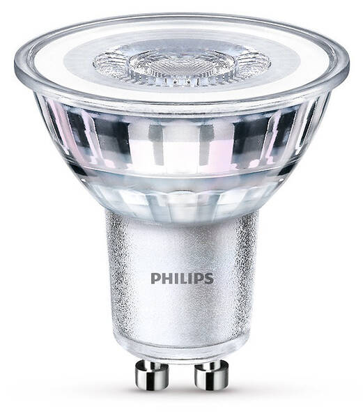 Žárovka LED Philips bodová, GU10, 4,6W, teplá bílá 

