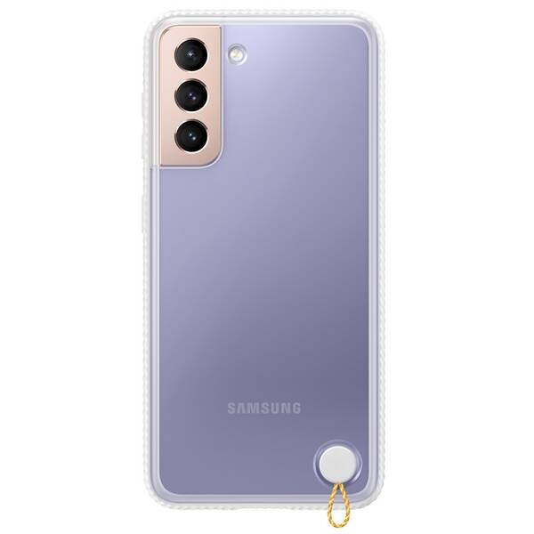 Kryt na mobil Samsung Galaxy S21 5G bílý/průhledný

