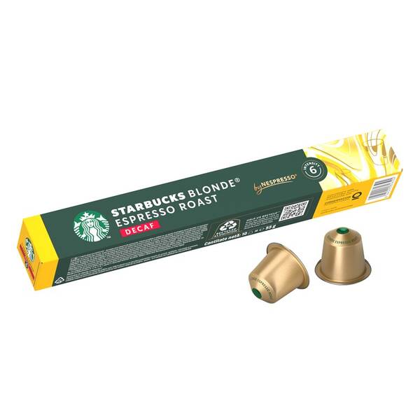Kapsle pro espressa Starbucks NC Blonde Espresso Roast Decaf (10 ks) 

