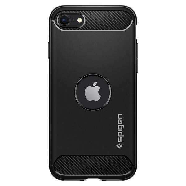 Kryt na mobil Spigen Rugged Armor na Apple iPhone SE 2020/22 černý

