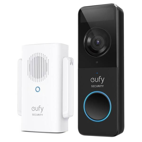 Videozvonek Anker Eufy Battery Doorbell Slim 1080p černý

