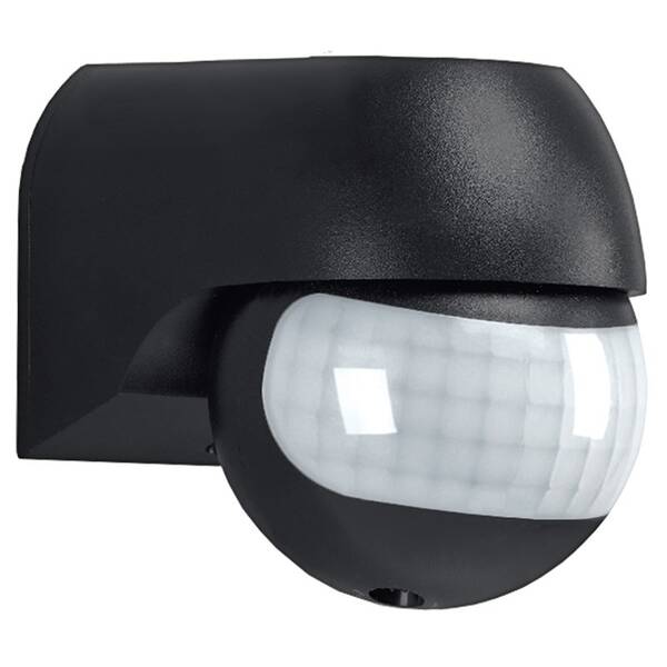 Detektor pohybu Solight venkovní, PIR, nástěnný černý

