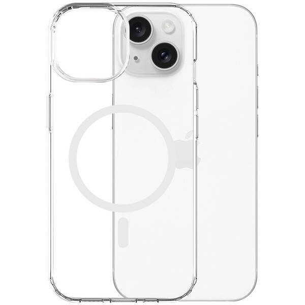 Kryt na mobil 3mk HARDY LiqForce MagCase na Apple iPhone 15 průhledný

