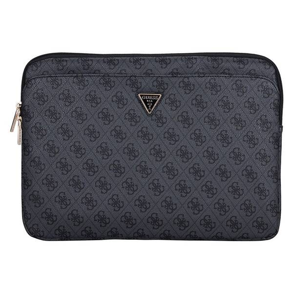 Pouzdro na notebook Guess PU 4G Triangle Logo 14" černé

