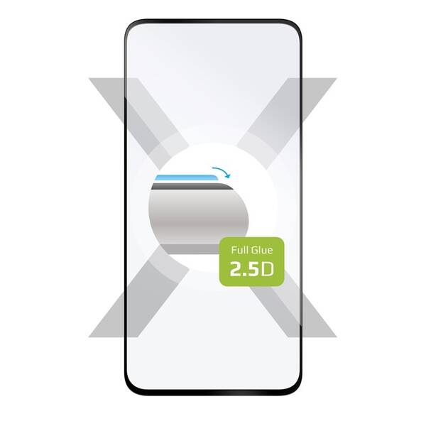 Tvrzené sklo FIXED Full-Cover na Samsung Galaxy A55 5G černé

