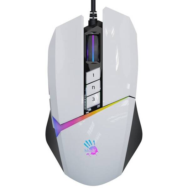 Myš A4Tech Bloody W60 Max Activated, 12000 DPI, USB bílá

