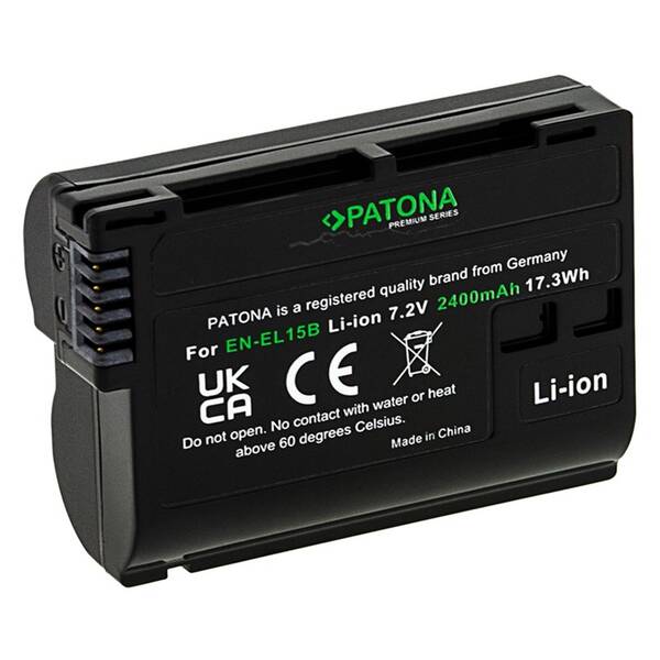 Baterie PATONA pro Nikon EN-EL15 2400mAh Li-Ion Premium černá


