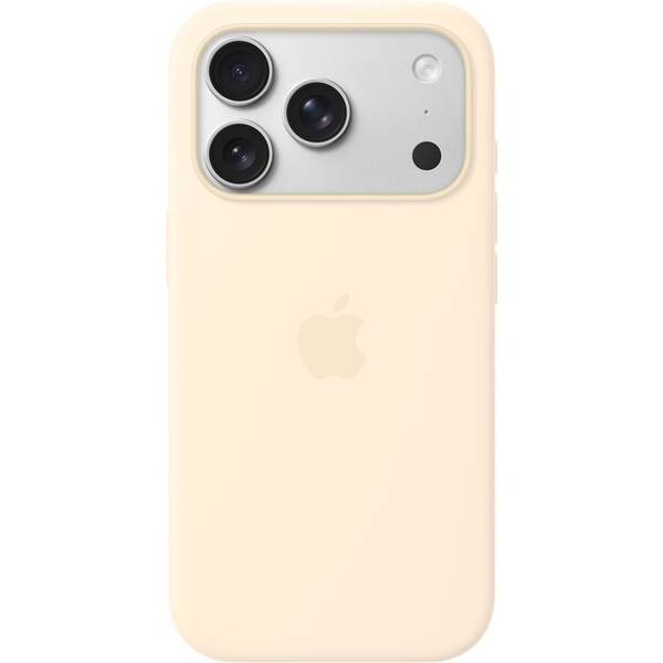 Kryt na mobil Apple iPhone 17 Pro silikonový s MagSafe – vanilkový 

