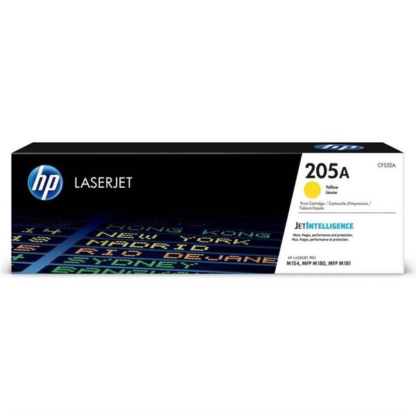 Toner HP 205A, 900 stran žlutý


