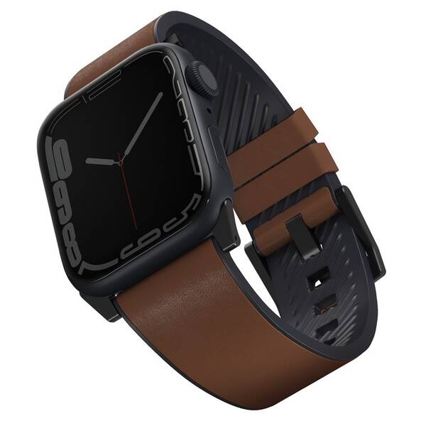Řemínek Uniq Straden na Apple Watch 45/44/42mm hnědý

