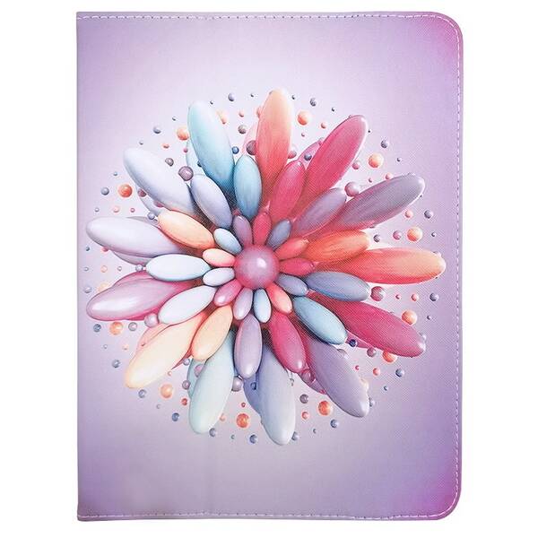 Pouzdro na tablet flipové GreenGo Candy Flower na tablet 7-8" 

