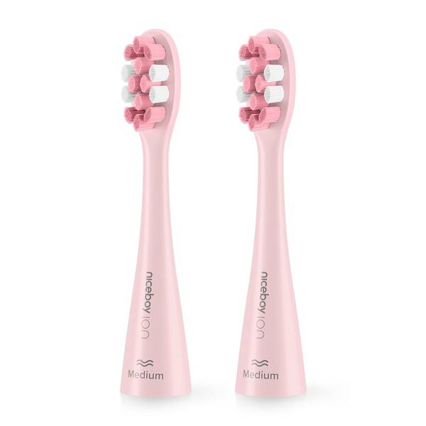 Náhradní hlavice Niceboy Medium pink (2 ks) růžová

