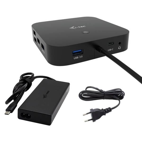 Dokovací stanice i-tec USB-C HDMI Dual DP, PD 100 W + Universal Charger 100W 

