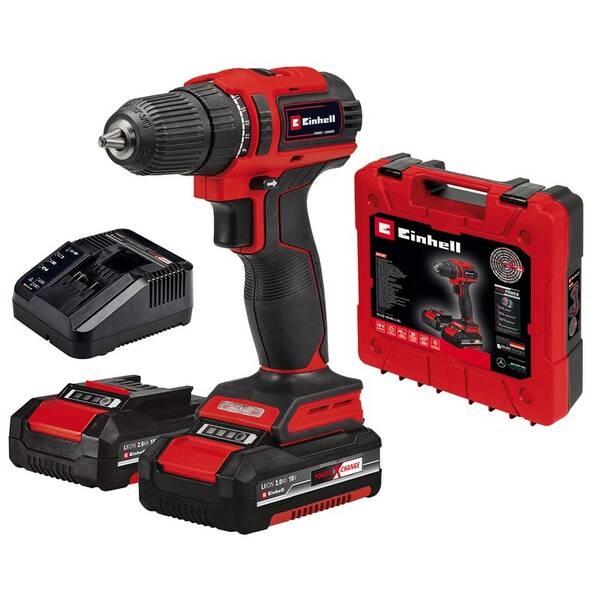 Vrtací šroubovák Einhell TE-CD 18/40 Li Brushless (s baterií), 4513995 

