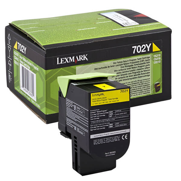 Toner Lexmark 70C2XY0, 4000 stran, pro CS510de, CS510dte žlutý

