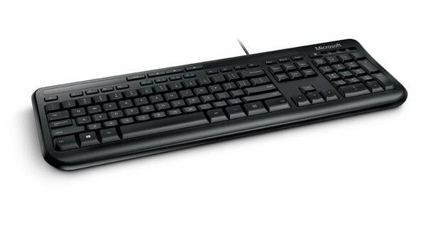 Klávesnice Microsoft Wired Keyboard 600 černá

