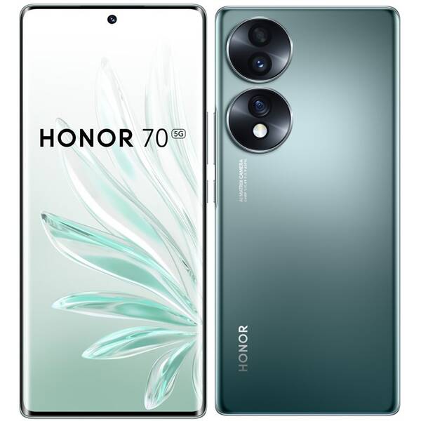 Mobilní telefon HONOR 70 5G 8GB/128GB zelený

